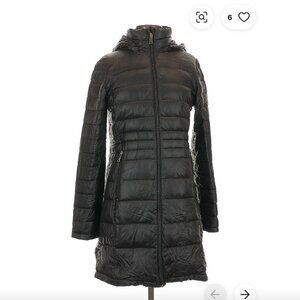 Andrew Marc Packable Down Puffer Coat in Black Size Small